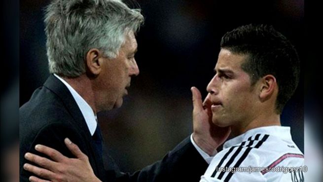 go to Angekommen: James Rodriguez zurück bei Ancelotti