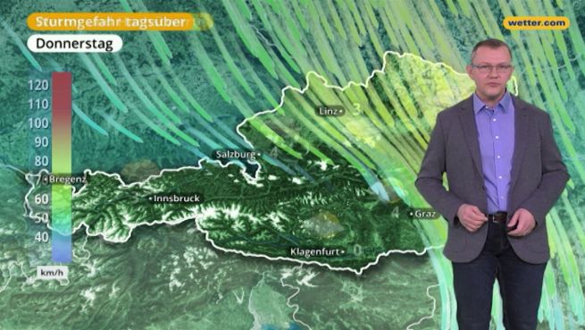 go to Das Wetter in Österreich am 21. Dezember 2017