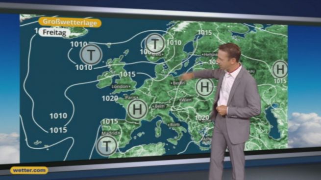 go to Das Wetter in Europa am 26. August 2016