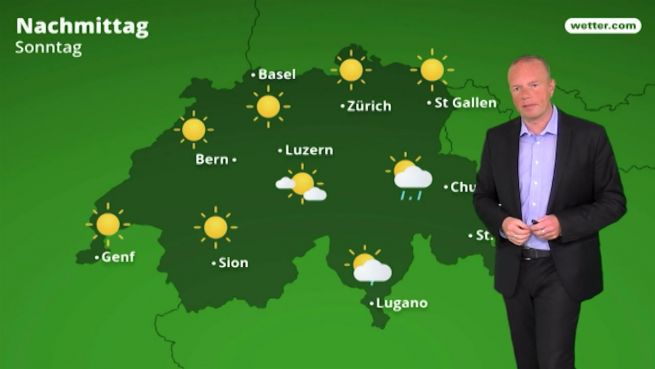 go to Das Wetter in der Schweiz am 6. Mai 2018