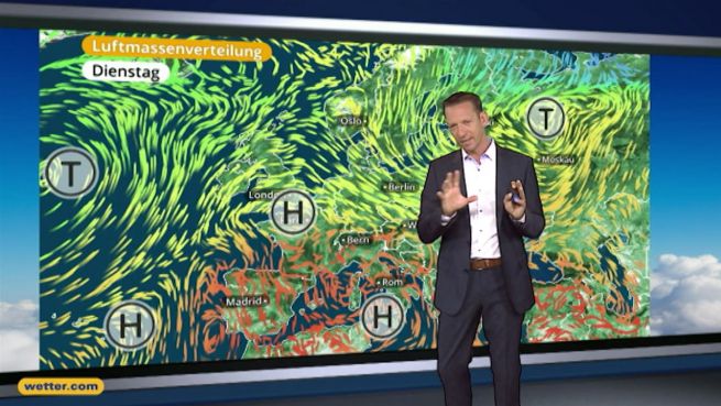 go to Das Wetter in Europa am 13. Juni 2017