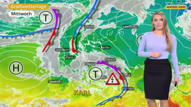 go to Das Wetter in Europa am 7. November 2017