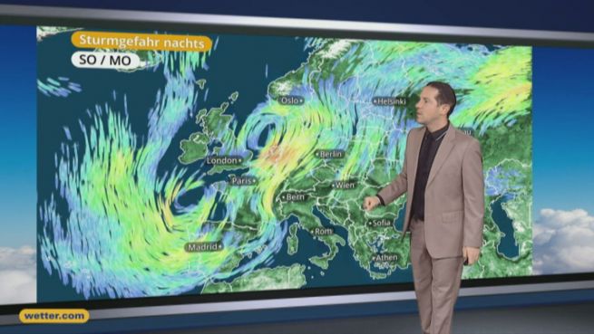 go to Das Wetter in Europa am 18. November 2016