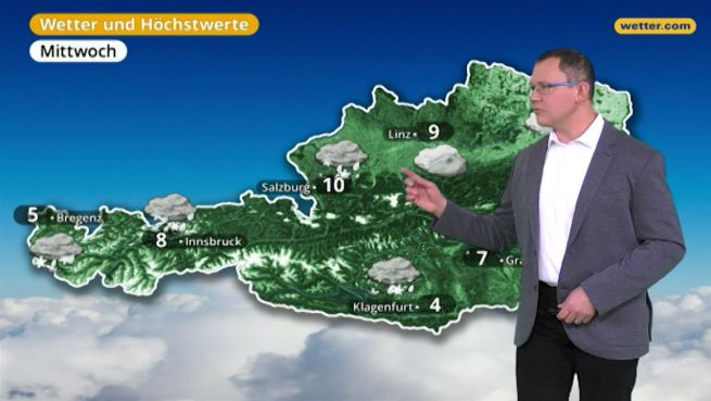 go to Das Wetter in Österreich am 27. Dezember 2017