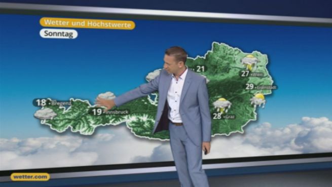 go to Das Wetter in Österreich am 03. Juni 2017