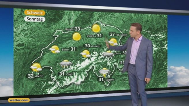go to Das Wetter in Europa am 09. Juli 2016