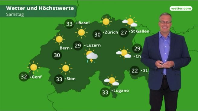 go to Das Wetter in der Schweiz am 28. Juni 2018