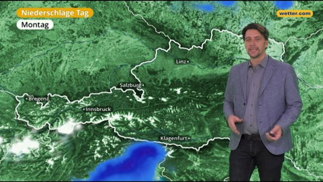 go to Das Wetter in Österreich am 8. Januar 2018