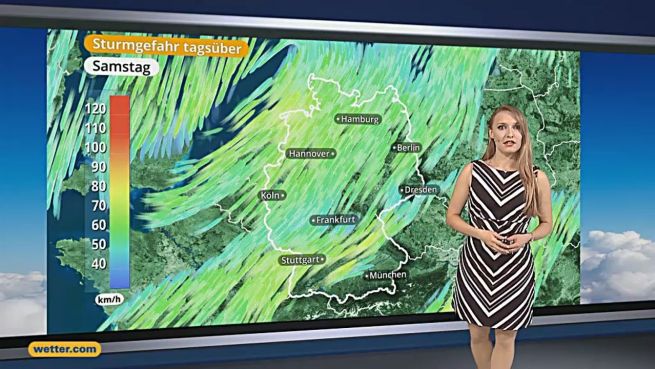 go to Das Wetter in Europa am 16. April 2016