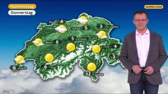go to Das Wetter in der Schweiz am 20. März 2018