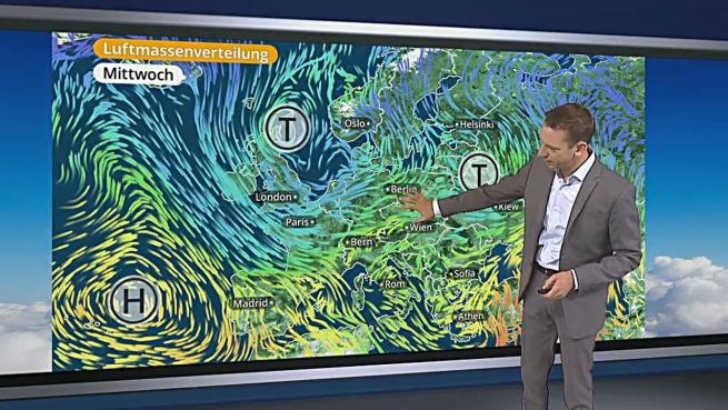 go to Das Wetter in Europa am 01. März 2016