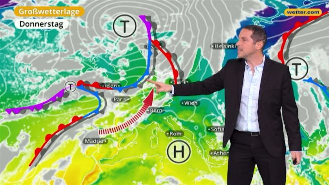 go to Das Wetter in Europa am 21. November 2017