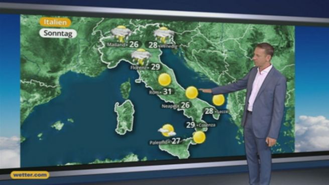 go to Das Wetter in Europa am 04. Juni 2017