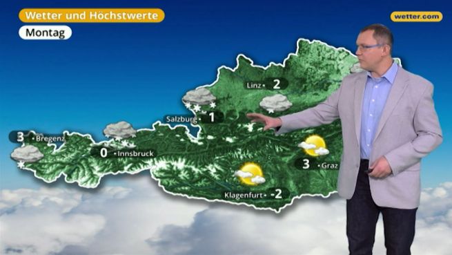 go to Das Wetter in Österreich am 16. Dezember 2017