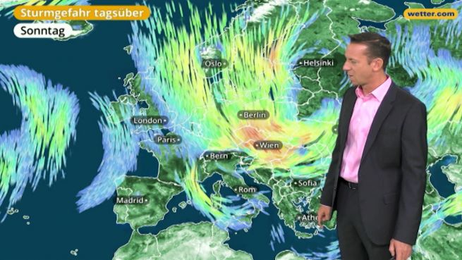 go to Das Wetter in Europa am 29. Oktober 2017