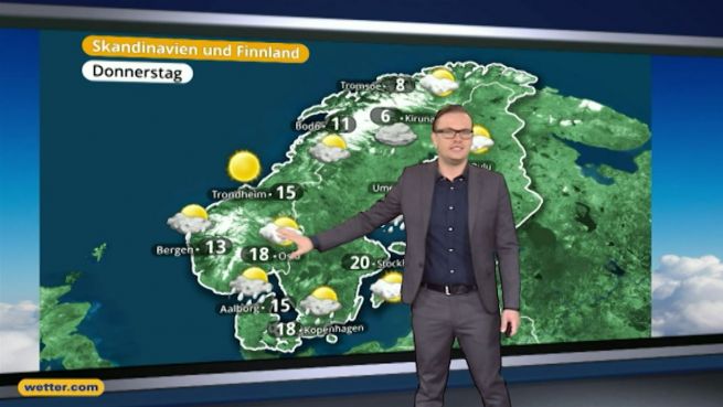 go to Das Wetter in Europa am 21. Juni 2017