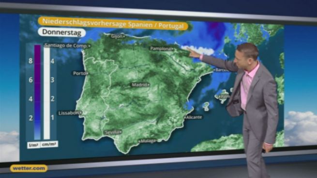 go to Das Wetter in Europa am 18. Mai 2017