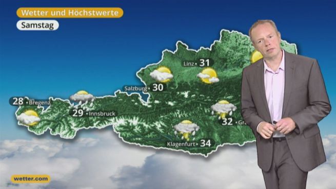 go to Das Wetter in Österreich am 24. Juni 2017