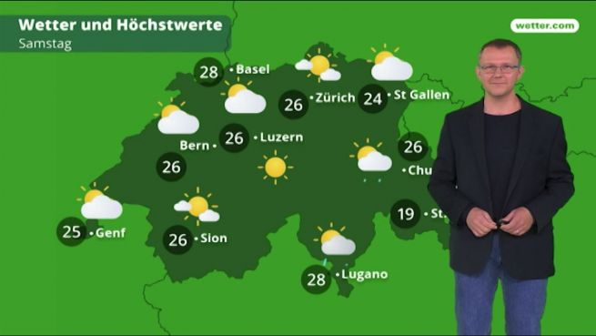 go to Das Wetter in der Schweiz am 14. Juni 2018