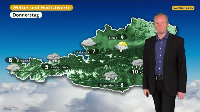 go to Das Wetter in Österreich am 27. März 2018
