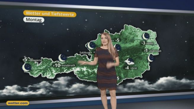 go to Das Wetter in Österreich am 28. November 2016