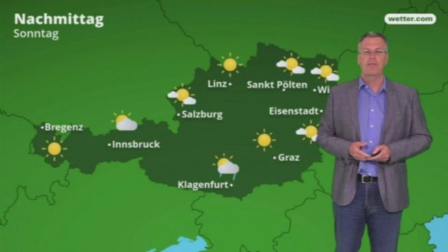 go to Das Wetter in Österreich am 29. April 2018