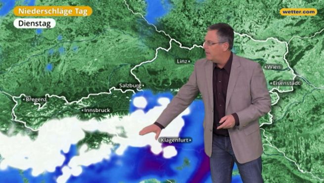 go to Das Wetter in Österreich am 9. Januar 2018