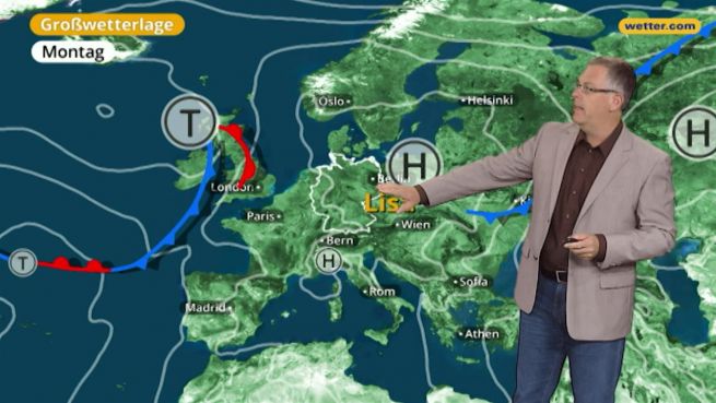 go to Das Wetter in Europa am 14. August 2017