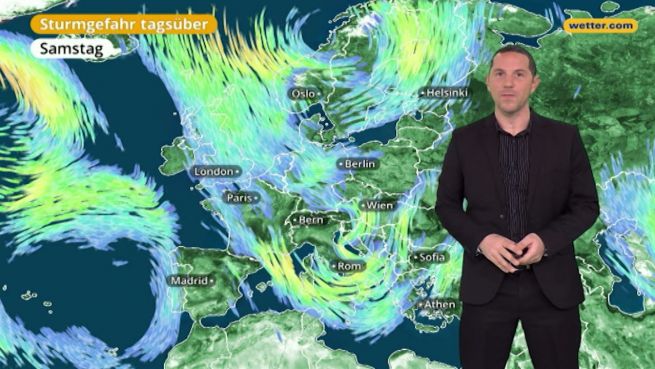 go to Das Wetter in Europa am 7. Dezember 2017