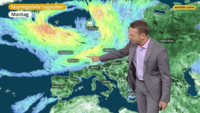go to Das Wetter in Europa am 29. September 2017
