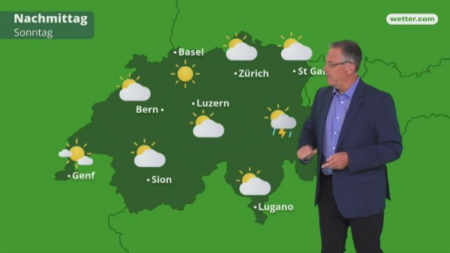 go to Das Wetter in der Schweiz am 24. Juni 2018