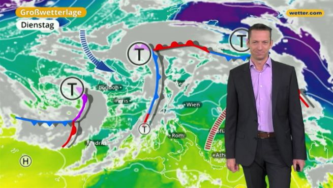 go to Das Wetter in Europa am 24. Dezember 2017