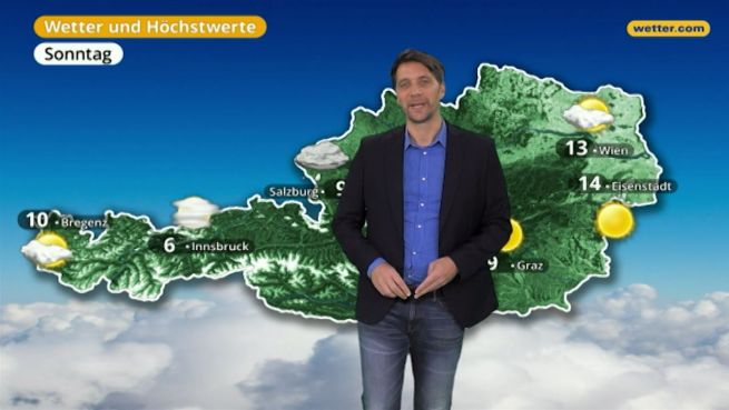 go to Das Wetter in Österreich am 29. Dezember 2017