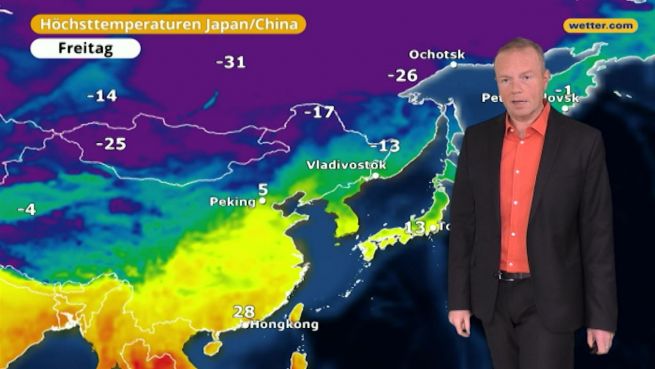 go to Das Wetter in Europa am 9. Februar 2018