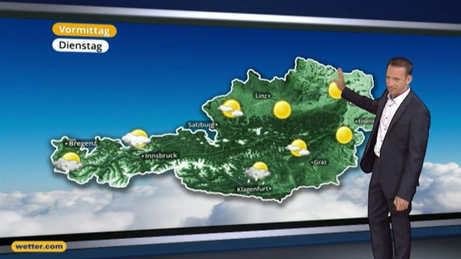 go to Das Wetter in Österreich am 13. Juni 2017