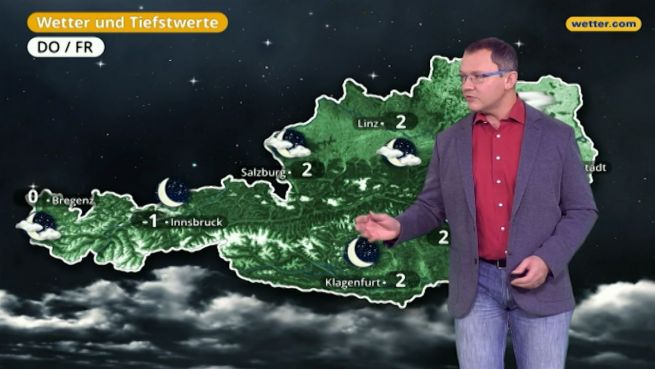 go to Das Wetter in Österreich am 23. November 2017