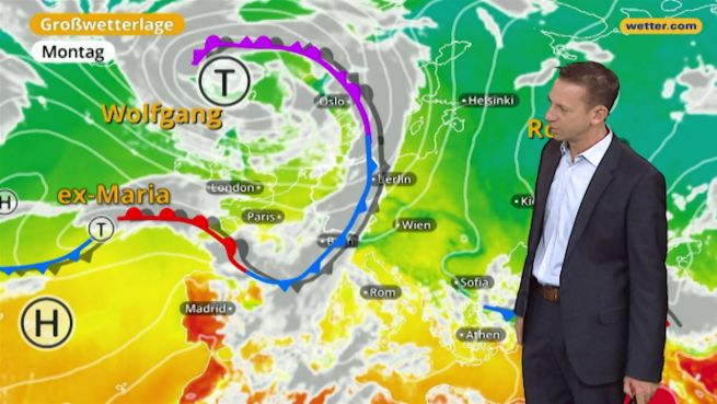 go to Das Wetter in Europa am 02. Oktober 2017