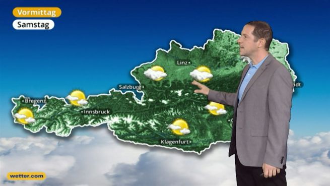 go to Das Wetter in Österreich am 22. Juli 2017