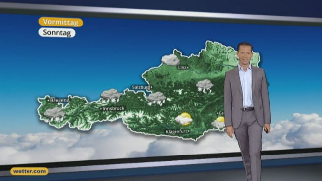 go to Das Wetter in Österreich am 16. April 2017