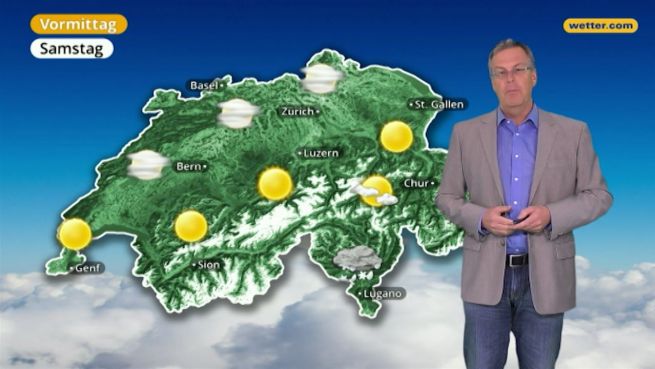 go to Das Wetter in der Schweiz am 24. März 2018