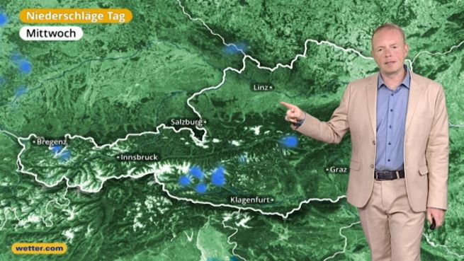 go to Das Wetter in Österreich am 19. Juli 2017