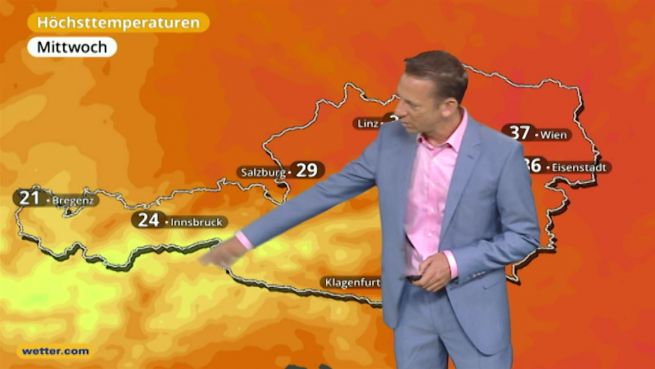 go to Das Wetter in Österreich am 28. Juni 2017