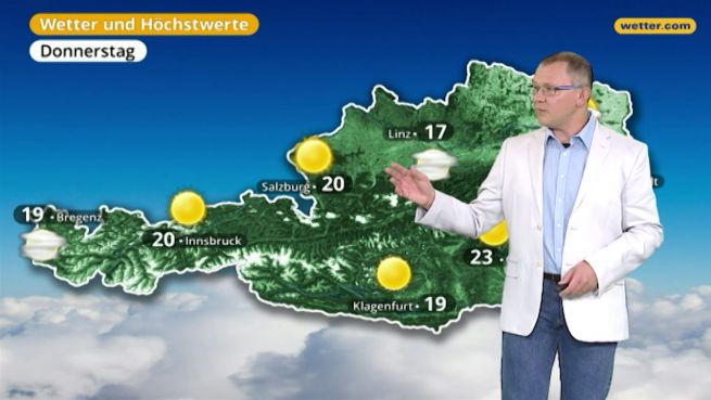 go to Das Wetter in Österreich am 18. Oktober 2017