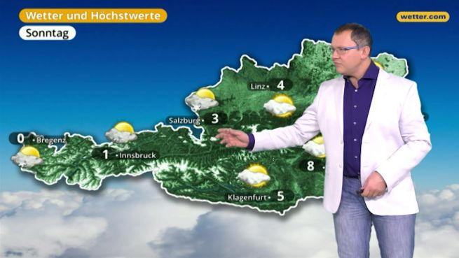go to Das Wetter in Österreich am 25. November 2017