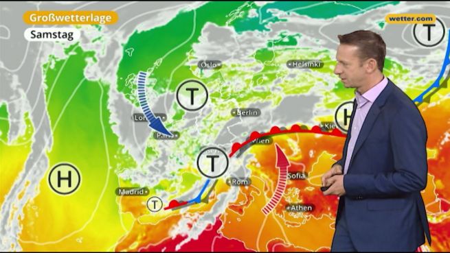 go to Das Wetter in Europa am 15. September 2017