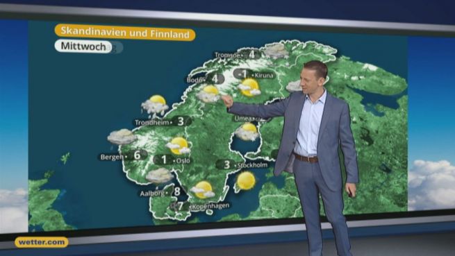 go to Das Wetter in Europa am 05. Dezember 2016