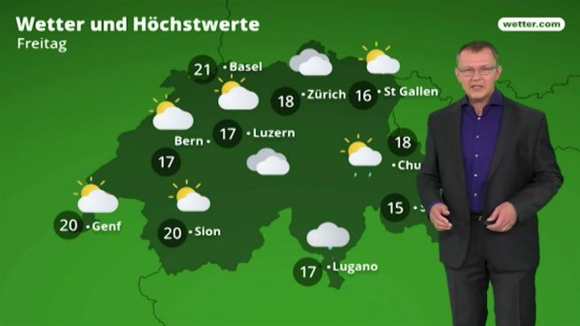 go to Das Wetter in der Schweiz am 4. Mai 2018