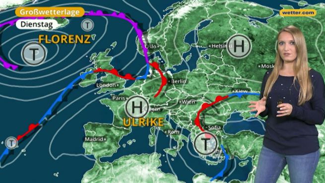 go to Das Wetter in Europa am 24. Oktober 2017