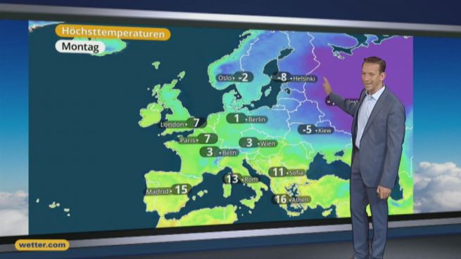go to Das Wetter in Europa am 05. Februar 2017