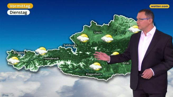 go to Das Wetter in Österreich am 24. April 2018